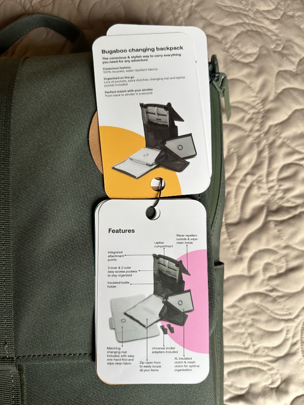 NWT Bugaboo Changing Backpack - Picture 8 of 12
